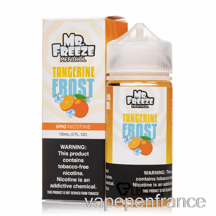 Tangerine Frost - Mr Freeze - Stylo Vape 100 Ml 0 Mg